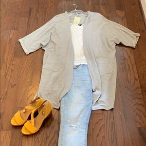 Gray tunic Molly Malone’s boutique